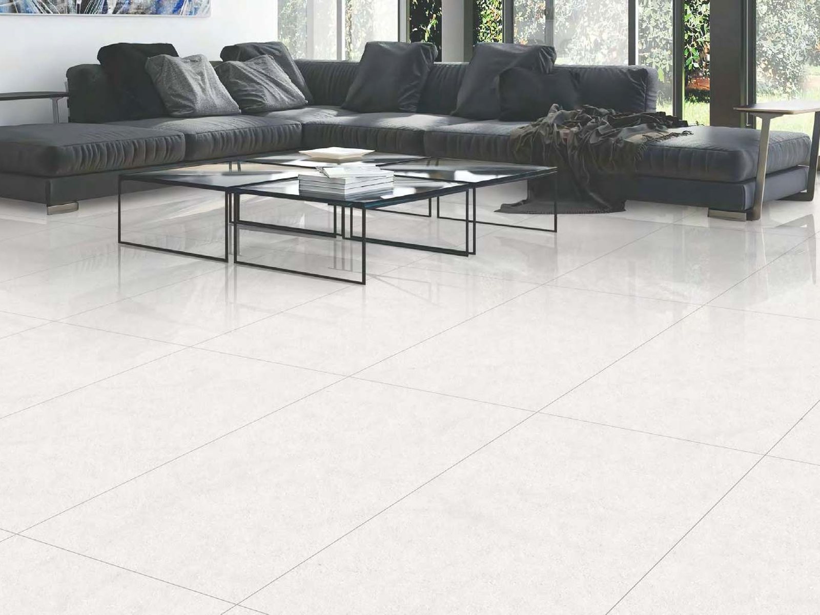 Double Charge Collection tiles in situ