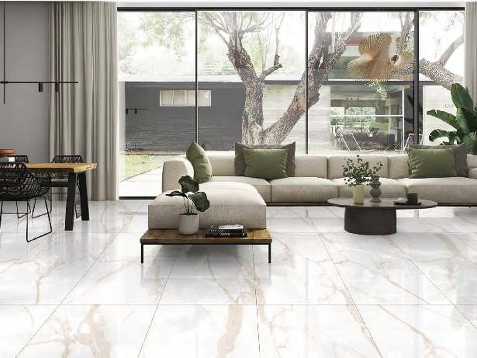 Glossy Collection tiles in situ