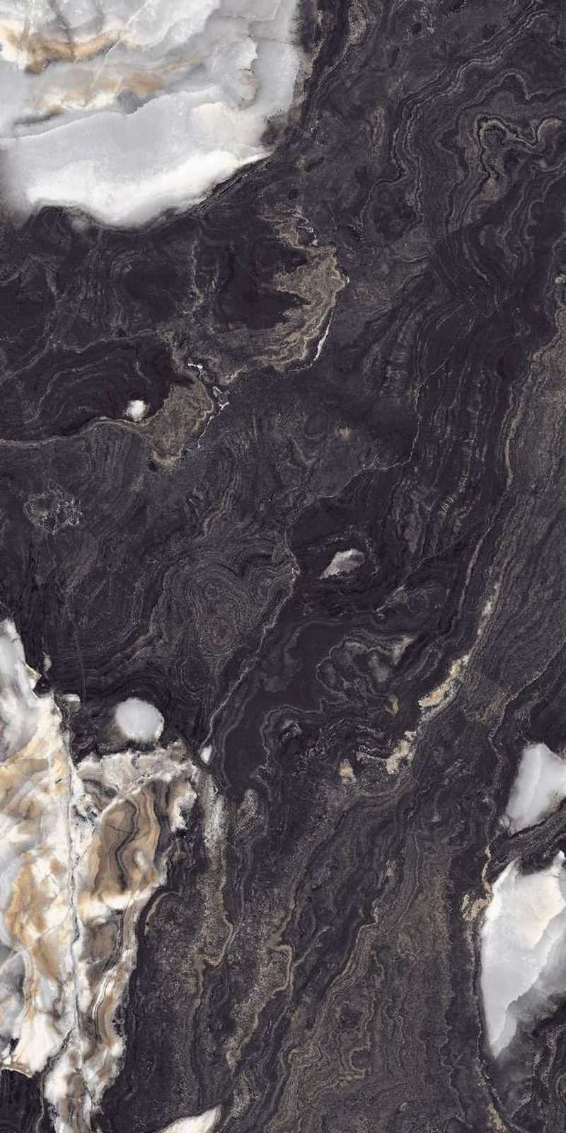 Hampton Black — High Gloss finish, 600 x 1200 mm